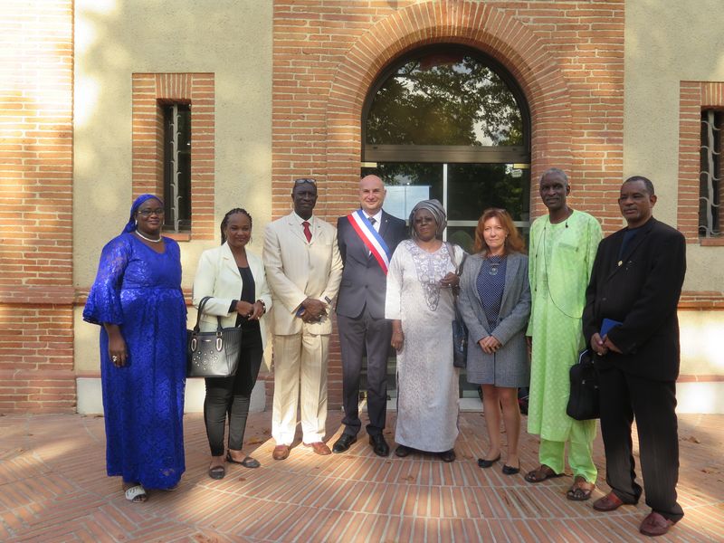 Une délégation sénégalaise en visite à Labège