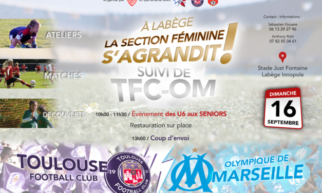 Venez soutenir le TFC féminin à Labège !