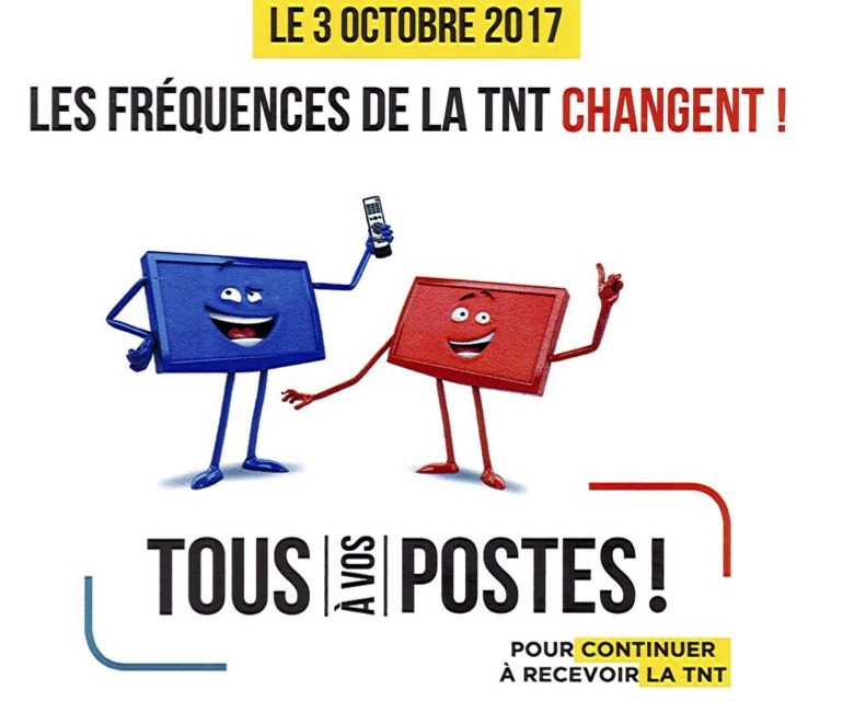 Le 3 octobre, les fréquences de la TNT vont changer