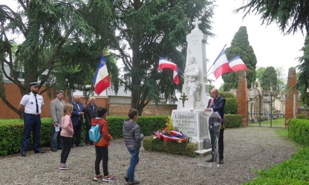 Cérémonie de commémoration du 8 mai 1945 à Labège